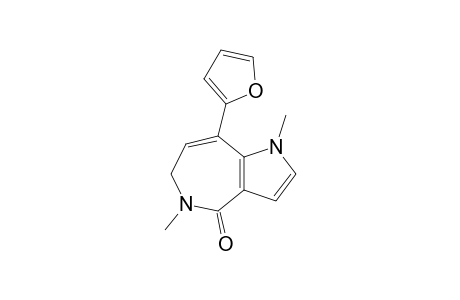 1,5-Dimethyl-8-furan-2-yl-5,6-dihydro-1H-pyrrolo[3,2-c]azepin-4-one