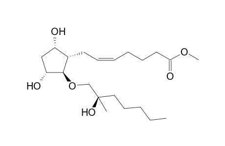 13,14-Dihydro-15-methyl-13-oxaprostaglandin-F(2.alpha.) - Methyl Ester