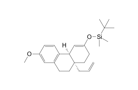 ((4aS,10aR)-10a-allyl-7-methoxy-1,2,4a,9,10,10a-hexahydrophenanthren-3-yloxy)(tert-butyl)dimethylsilane