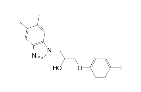 1H-benzimidazole-1-ethanol, alpha-[(4-iodophenoxy)methyl]-5,6-dimethyl-