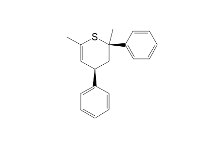 (2R,4R)-2,6-dimethyl-2,4-diphenyl-3,4-dihydro-2H-thiopyran