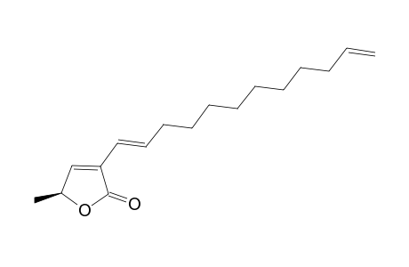 (2S)-4-[(1E)-dodeca-1,11-dienyl]-2-methyl-2H-furan-5-one