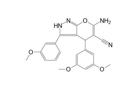 pyrano[2,3-c]pyrazole-5-carbonitrile, 6-amino-4-(3,5-dimethoxyphenyl)-2,4-dihydro-3-(3-methoxyphenyl)-