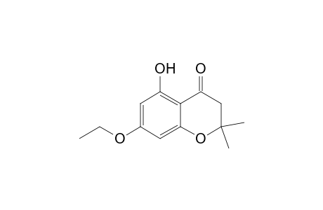 7-Ethoxy-2,2-dimethyl-5-oxidanyl-3H-chromen-4-one