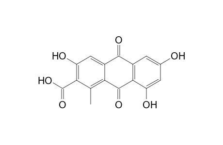 1-Methyl-3,6,8-tris(oxidanyl)-9,10-bis(oxidanylidene)anthracene-2-carboxylic acid