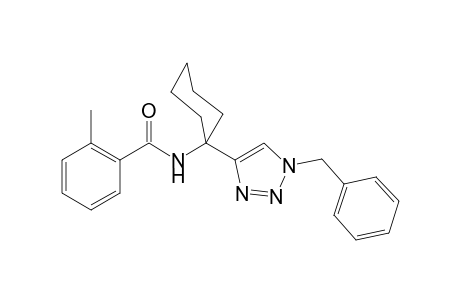 N-{1-[1-Benzyl-1H-1,2,3-triazol-4-yl]cyclohexyl}-2-methylbenzoylamide