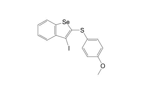 3-iodo-2-(4-methoxyphenylsulfanyl)benzo[b]selenophene