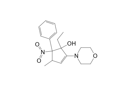 1-Ethyl-4-methyl-2-morpholino-5-nitro-5-phenylcyclopent-2-enol