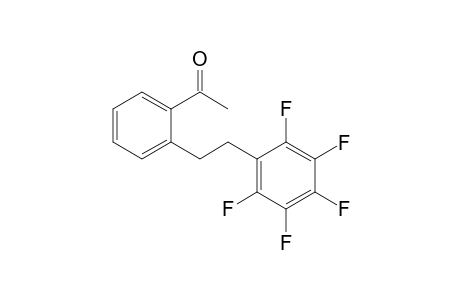 1-[2-[2-[2,3,4,5,6-Pentakis(fluoranyl)phenyl]ethyl]phenyl]ethanone