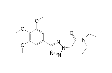 2H-1,2,3,4-Tetrazole-2-acetamide, N,N-diethyl-5-(3,4,5-trimethoxyphenyl)-