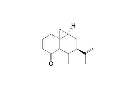 Cyclopropa[d]naphthalen-5(6H)-one, octahydro-4a-methyl-7-(1-methylethenyl)-, [1aS-(1a.alpha.,4a.alpha.,7.beta.,8aS*)]-