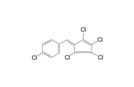 1-Chloro-4-[(2,3,4,5-tetrachloro-2,4-cyclopentadien-1-ylidene)methyl]benzene