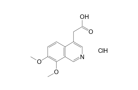 7,8-DIMETHOXY-4-ISOQUINOLINEACETIC ACID, HYDROCHLORIDE