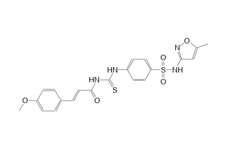 4-[({[(2E)-3-(4-methoxyphenyl)-2-propenoyl]amino}carbothioyl)amino]-N-(5-methyl-3-isoxazolyl)benzenesulfonamide
