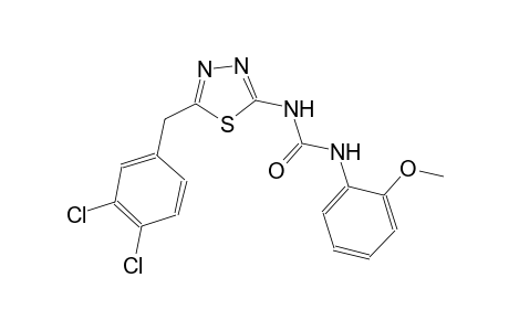 N-[5-(3,4-dichlorobenzyl)-1,3,4-thiadiazol-2-yl]-N'-(2-methoxyphenyl)urea