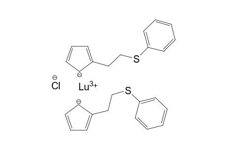 Bis(2-phenylthioethylcyclopentadienyl)lutetium Chloride