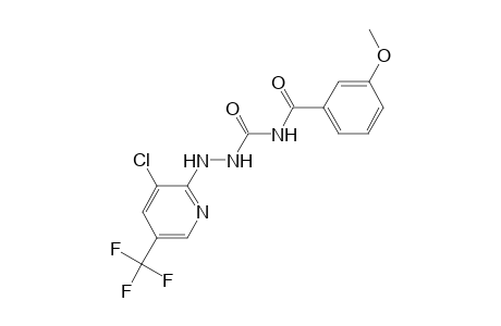 N-[[[3-chloranyl-5-(trifluoromethyl)pyridin-2-yl]amino]carbamoyl]-3-methoxy-benzamide