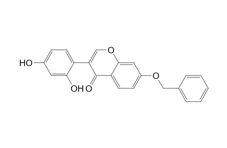 4H-1-Benzopyran-4-one, 3-(2,4-dihydroxyphenyl)-7-(phenylmethoxy)-