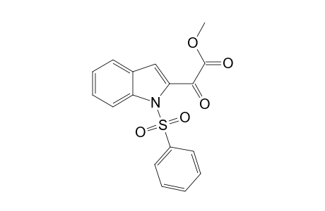 2-(1-besylindol-2-yl)-2-keto-acetic acid methyl ester