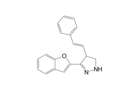 3-(1-benzofuran-2-yl)-4-[(E)-2-phenylethenyl]-4,5-dihydro-1H-pyrazole