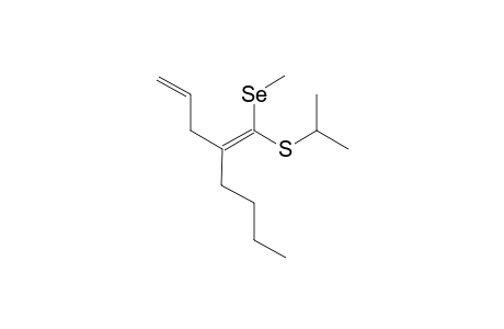 (Z)-1-(METHYLETHYLTHIO)-1-(METHYLSELENO)-2-(2-PROPENYL)-1-HEXENE;MINOR-ISOMER