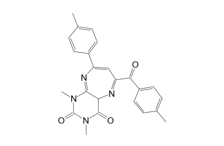 1,3-DIMETHYL-6-(p-TOLUOYL)-8-p-TOLYL-1H-PYRIMIDO[4,5-b][1,4]DIAZEPINE-2,4(3H)-DIONE