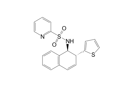 (1S*,2R*)-2-(2'-Thienyl)-N-[(2'-pyridyl)sulfonyl]-1,2-dihydronaphthalen-1-amine