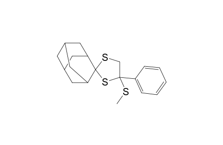 4'-Methylthio-4'-phenylspiro[adamantane-2,2'-(1,3)-dithiolane]