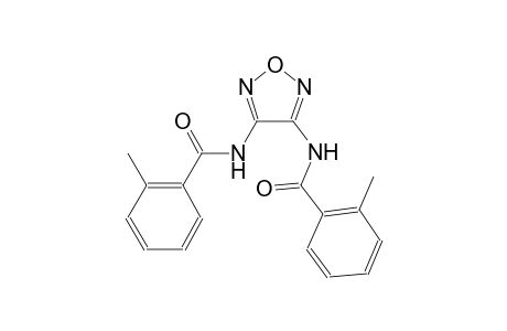 benzamide, 2-methyl-N-[4-[(2-methylbenzoyl)amino]-1,2,5-oxadiazol-3-yl]-