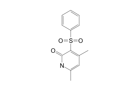 4,6-DIMETHYL-3-PHENYLSULFONYL-2(1H)-PYRIDONE