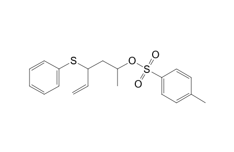 1-Methyl-3-(phenylthio)-4-pentenyl tosylate