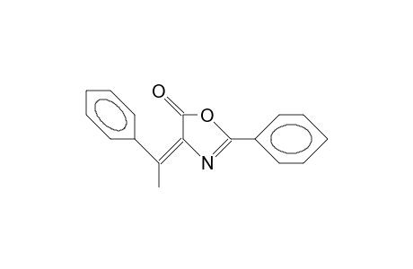 (E)-2-Phenyl-4-(A-phenyl-ethylidene)-5(4H)-oxazolone