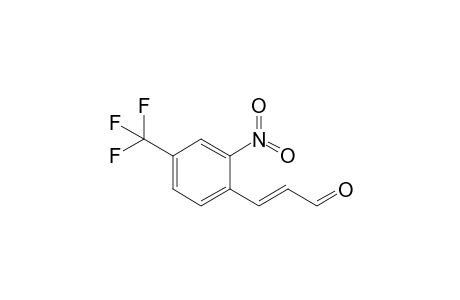 (E)-3-[2-Nitro-4-(trifluoromethyl)phenyl]propenal