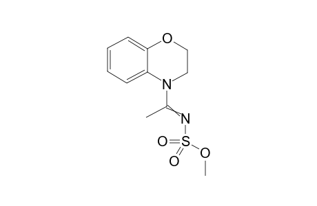 3,4-Dihydro-4-[1-(methoxysulfonylimino)ethyl]-2H-1,4-benzoxazine