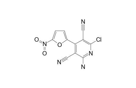 2-amino-6-chloro-4-(5-nitro-2-furyl)dinicotinonitrile