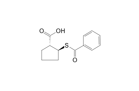 2-(Benzoylsulfanyl)cyclopentanecarboxylic acid