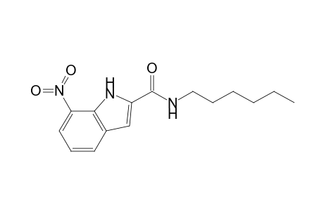 N-Hexyl-7-nitro-1H-indole-2-carboxamide