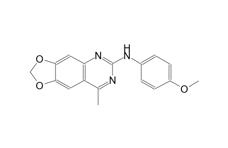 N-(4-methoxyphenyl)-8-methyl[1,3]dioxolo[4,5-g]quinazolin-6-amine