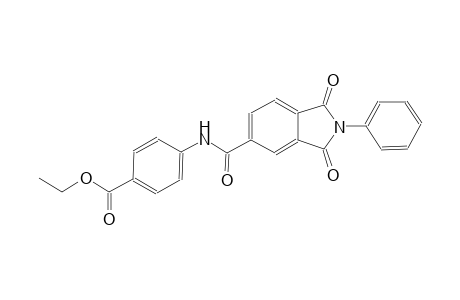 benzoic acid, 4-[[(2,3-dihydro-1,3-dioxo-2-phenyl-1H-isoindol-5-yl)carbonyl]amino]-, ethyl ester