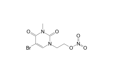 2-(5-bromo-3-methyl-2,4-dioxo-pyrimidin-1-yl)ethyl nitrate