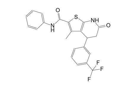 thieno[2,3-b]pyridine-2-carboxamide, 4,5,6,7-tetrahydro-3-methyl-6-oxo-N-phenyl-4-[3-(trifluoromethyl)phenyl]-