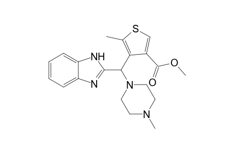 2-[4(N)-methylpiperazin-1-yl]methyl-1-[4'-methoxycarbonyl-2'-methylthien-3'-yl]benzimidazole