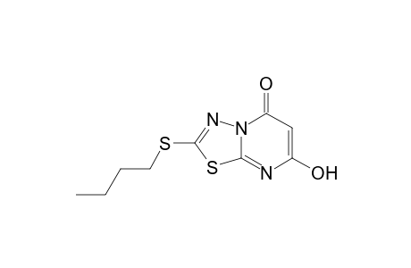 2-(Butylthio)-7-hydroxy-5H-1,3,4-thiadiazolo(3,2-a)pyrimidin-5-one