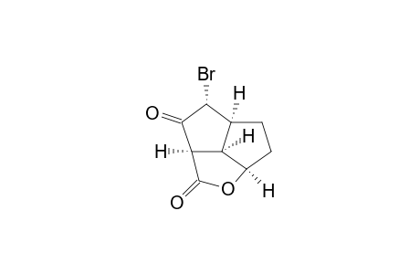 2H-Pentaleno[1,6-bc]furan-2,3(2aH)-dione, 4-bromohexahydro-, (2a.alpha.,4.alpha.,4a.alpha.,6a.alpha.,6b.alpha.)-(.+-.)-