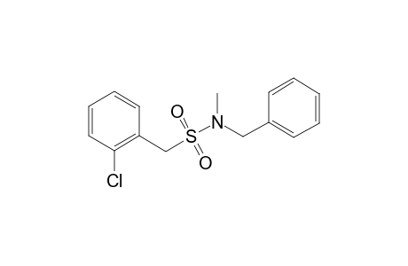 1-(2-Chlorophenyl)-N-methyl-N-(phenylmethyl)methanesulfonamide