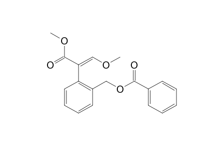 Benzeneacetic acid, 2-[(benzoyloxy)methyl]-alpha-(methoxymethylene)-, methyl ester