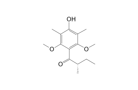 (S)-(+)-1-(4-Hydroxy-2,6-dimethoxy-3,5-dimethylphenyl)-2-methylbutan-1-one