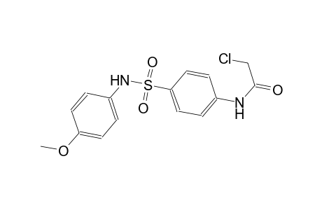 2-chloro-N-{4-[(4-methoxyanilino)sulfonyl]phenyl}acetamide