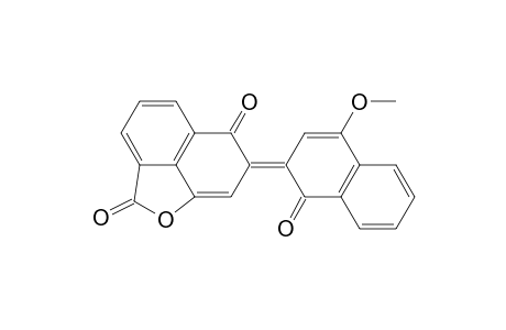 2H-Naphtho[1,8-bc]furan-2,6(7H)-dione, 7-(4-methoxy-1-oxo-2(1H)-naphthalenylidene)-