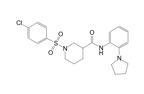 3-piperidinecarboxamide, 1-[(4-chlorophenyl)sulfonyl]-N-[2-(1-pyrrolidinyl)phenyl]-